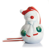 Franz Porcelain Holiday Greetings Snowman Ornament FZ02304
