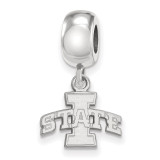 Iowa State University Bead Charm Extra Small Dangle MPN: SS013IAS by LogoArt Iowa State University Bead Charm Extra Small Dangle MPN: SS013IAS by LogoArt
