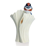 Franz Porcelain Red Headed Bird Small Vase FZ02146 Franz Porcelain Red Headed Bird Small Vase FZ02146