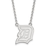 Duquesne University Large Pendant with Chain Necklace in 14k White Gold by LogoArt MPN: 4W007DUU-18 Duquesne University Large Pendant with Chain Necklace in 14k White Gold by LogoArt MPN: 4W007DUU-18