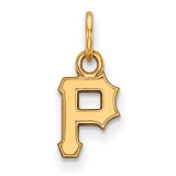 Pittsburgh Pirates x-Small Pendant in Gold-plated Silver by LogoArt MPN: GP001PIR