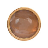 Nikki Lissoni Faceted Carnelian Brazil Gold-Plated 23mm Coin MPN: C1324GS EAN: 8718627468159