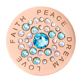 Nikki Lissoni Love. Faith. Peace. Dream. Rose Gold-Plated 33mm Coin MPN: C1603RGM EAN: 8719075300558