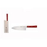 Berti Cutlery Insieme- Santoku Knife with Red Lucite Handle MPN: 93230