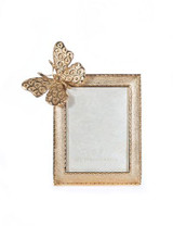 Jay Strongwater Juno Gold Butterfly 3 x 4 Inch Picture Frame MPN: SPF5835-292