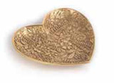 Jay Strongwater Colleen Gold Floral Heart Trinket Tray MPN: SDH6625-292