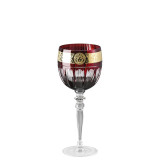 Versace Red Medusa Gala Prestige Red White Wine Glass Glass, MPN: 69053-329070-40400, UPC: 790955972667