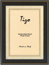 Tizo Black Gold Stripe Wooden Picture Frame 4 x 6 Inch MPN: LOR/BLK-46