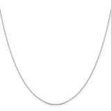 .85 mm Diamond-cut Cable Chain 16 Inch 14K White Gold by Leslie's Jewelry MPN: 1252-16, UPC: 191101846663