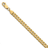 6.1mm Beveled Curb Chain 7 Inch 14k Gold by Leslie's Jewelry MPN: 1307-7, UPC: 191101849312 6.1mm Beveled Curb Chain 7 Inch 14k Gold by Leslie's Jewelry MPN: 1307-7, UPC: 191101849312