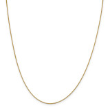 .80mm Box Chain 16 Inch 18k Gold by Leslie's Jewelry MPN: 18LP19-16, UPC: 191101177613