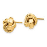 Love Knot Earrings 14k Gold Polished HB-LE1316