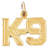 K-9 Pendant Necklace Charm Bracelet in Gold or Silver MPN: DZ-10915 UPC: 673681053537