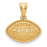 NFL Atlanta Falcons Football Pendant Gold-plated on Silver, MPN: GP506FAL, UPC: 634401299772