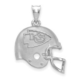 NFL Kansas City Chiefs Football Helmet Logo Pendant Sterling Silver, MPN: SS505CHF, UPC: 634401480705