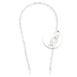 Nikki Lissoni Anchor Rolled Flat Cable Chain 6 x 8mm For Tags Silver-plated 40cm MPN: N1026S40 UPC: N1026S40_NIK Nikki Lissoni Anchor Rolled Flat Cable Chain 6 x 8mm For Tags Silver-plated 40cm MPN: N1026S40 UPC: N1026S40_NIK