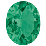 Emerald 4X3mm Oval Gemstone, MPN: EM-0403-OVF-A