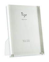 Tizo White Tick Glassy Picture Frame 4 x 6 Inch, MPN:  HA158CL46
