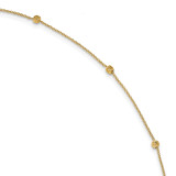 Leslie's with 1 inch Extender Anklet 14k Polished Gold ,MPN: LF1112-10 UPC: 191101754159 Leslie's with 1 inch Extender Anklet 14k Polished Gold ,MPN: LF1112-10 UPC: 191101754159