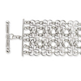 8 Inch Toggle Bracelet Silver-tone, MPN: BF1203, UPC: 119966332640