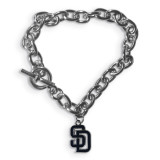 MLB  San Diego Padres Charm Chain Bracelet Siskiyou Buckle, MPN: GC5376, UPC: 754603369346