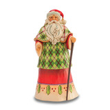 Jim Shore Plaid Santa Figurine, MPN: GM16419, UPC: 455447956852