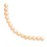 6.5-7mm Pink Fresh Water Onion Cultured Pearl Necklace 14k Gold, MPN: PPN065, UPC: 890908000826