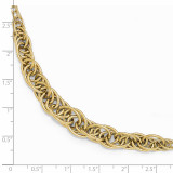 Fancy Link Bracelet 14k Gold Polished LF502-8