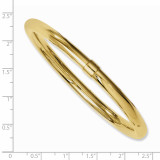 Yellow IP-plated Polished Hollow Bangle Bracelet - Stainless Steel SRB1123