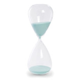 Light Blue Sand Hand-blown Glass 90-Minute Hourglass , MPN: GM20953, UPC: 797140108382