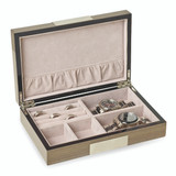 Silver Apricot High Gloss Jewelry Box , MPN: GM7869, UPC: