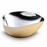 Mary Jurek Arroyo Triangle Bowl with Brass Plate 5" MPN: ARR003.2, UPC: 817658014385