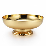 Mary Jurek Helios Brass Bowl with Footrim 11" D MPN: BHL005, UPC: 817658014743