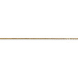 22 Inch .9mm Cable Chain 14k Yellow Gold PEN190L-22