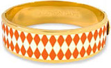 Halcyon Days 19mm Parterre Orange Cream Gold Hinged Bangle, MPN: HBPAR070519G EAN: 5060171106197 Halcyon Days 19mm Parterre Orange Cream Gold Hinged Bangle, MPN: HBPAR070519G EAN: 5060171106197