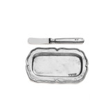 Arte Italica Vintage Butter Tray with Spreader MPN: VIN3656, UPC: 814639000672 Arte Italica Vintage Butter Tray with Spreader MPN: VIN3656, UPC: 814639000672