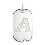 MLB Arizona Diamondbacks Small Dog Tag Sterling Silver Rhodium-plated MPN: SS023DIA UPC: 883957896458 MLB Arizona Diamondbacks Small Dog Tag Sterling Silver Rhodium-plated MPN: SS023DIA UPC: 883957896458