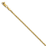 1.75mm Diamond Cut Rope Chain 16 Inch - 14k Gold 7001-16 UPC: 886774545240