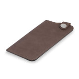 Rustic Brown Leatherette Eye Glass Sleeve with Snap Closure, MPN: GM21364, UPC: 797140601135