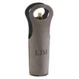 Grey Leatherette Wine Holder, MPN: GM21753, UPC: 47105023114