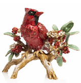 Jay Strongwater Cardinal On Branch Figurine, MPN: SDH1920-280, UPC: 848510024242