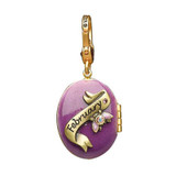 Jay Strongwater Birthstone Locket Charm- Feb., MPN: SJ9106-436, UPC: Jay Strongwater Birthstone Locket Charm- Feb., MPN: SJ9106-436, UPC:
