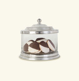Match Pewter Glass Cookie Jar , MPN: 1300