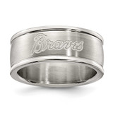 Atlanta Braves Logo Band Ring  Stainless Steel, MPN: BRA035-SZ6, UPC: 634401791344