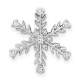 1/6Ct. Diamond Snowflake Chain Slide 14k White Gold, MPN: PM5162-016-WA, UPC: 883957711614