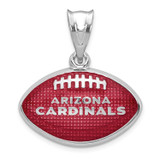 NFL Arizona Cardinals Football Pendant Sterling Silver Rhodium-plated, MPN: SS508CAR, UPC: 634401636775