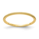 1.2mm Bead Stackable Band 14k Gold, MPN: STK18-120Y-10, UPC: 191101668388