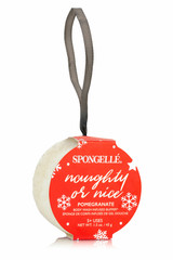 Spongelle Holiday Ornaments Naughty Or Nice Pomegranate Red 5+ Washes 1.5Oz, MPN: AST-HOPM, UPC: 850780001021
