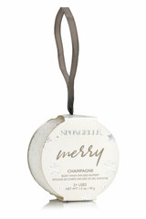 Spongelle Holiday Ornaments Merry Champagne White 5+ Washes 1.5Oz, MPN: AST-HOCH, UPC: 850780001014 Spongelle Holiday Ornaments Merry Champagne White 5+ Washes 1.5Oz, MPN: AST-HOCH, UPC: 850780001014