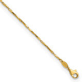 Fancy Link 7.25 Inch Bracelet 14k Gold Polished , MPN: FB1899-7.25, UPC: